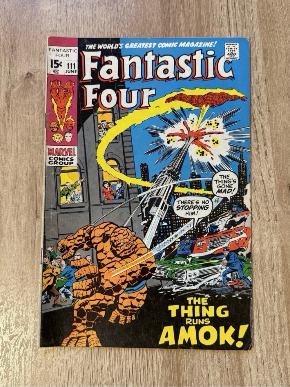 Fantastic Four Comic #111 Marvel 1971